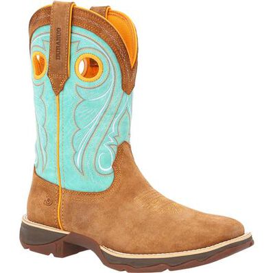 Lady Rebel™ by Durango® Women's Dusty Brown & Sky Blue Western Boot, , large