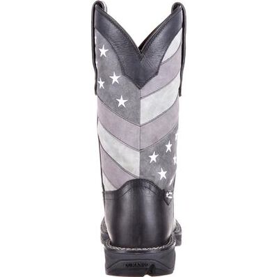 Rebel™ by Durango® Faded Black Flag Western Boot, , large