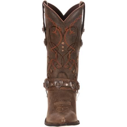 Crush by Durango Women s Brown Heartbreaker Boot w Metal