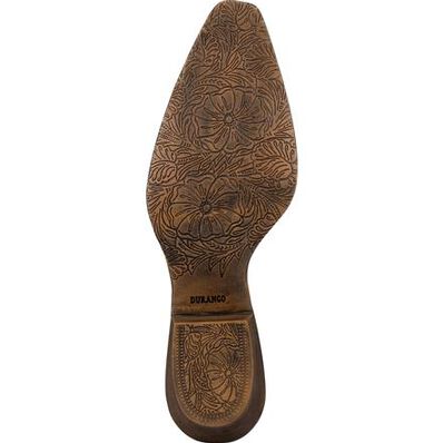 Crush™ by Durango® Women's Cognac Floral Western Boot, , large