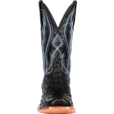 Durango® Premium Exotic Full-Quill Ostrich Midnight Western Boot, , large