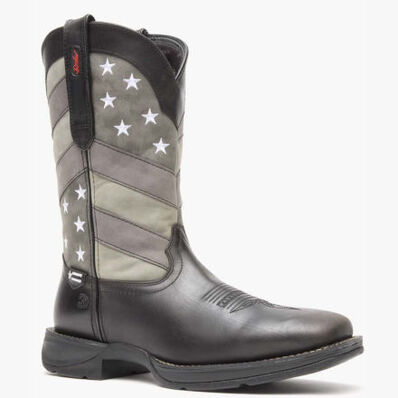 Rebel™ by Durango® Faded Black Flag Western Boot, , large