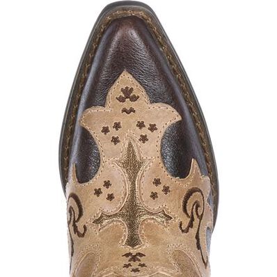 Crush™ by Durango® Women's Cross Overlay Western Boot, , large