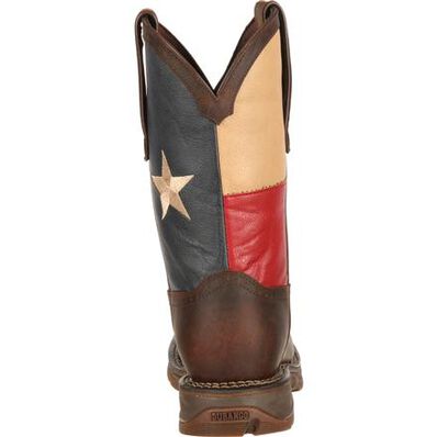 Rebel™ by Durango® Steel Toe Texas Flag Western Boot, , large