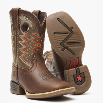 Durango® Lil' Rebel Pro™ Little Kid's Tiger Eye Western Boot, , large