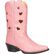 LIL' DURANGO® Heart Cutout Pink Western Boot, , large