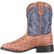 Durango® Lil' Mustang™ Big Kids' Ostrich Emboss Western Boot, , large