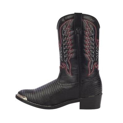 Durango® Toddler Black Lizard Print Western Boot, , large