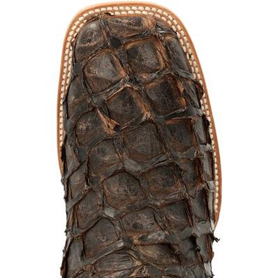 Durango® Premium Exotics™ Dark Brown Pirarucu Western Boot, , large