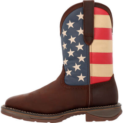 DB020 Rebel Flag Square Toe Boots | Shop for High-Quality Square Toe ...