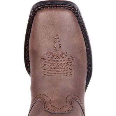 Lil' Outlaw™ by Durango® Big Kids' Embossed Western Boot, , large
