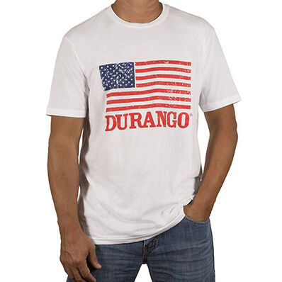Durango® Unisex Triblend Tshirt, WHITE, large