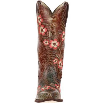 Crush™ by Durango® Women's Floral Embroidered Western Boot, , large
