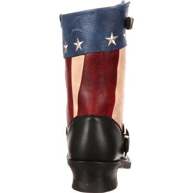 Durango® City Women's SoHo Patriotic Engineer Flag Boot, , large