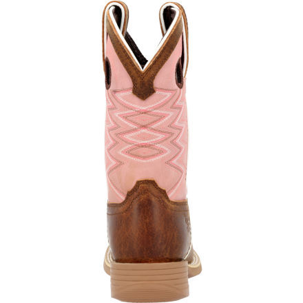 Durango Lil Rebel Big Kids Dark Chestnut Bubblegum Western