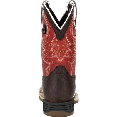 Durango® Lil' Rebel Pro™ Little Kid's Red Western Boot, , large