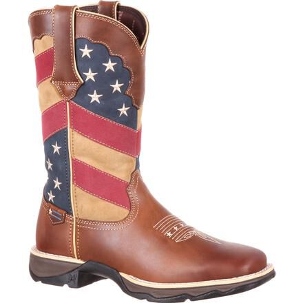 Lady Rebel by Durango Women s Patriotic Pull on Western Flag