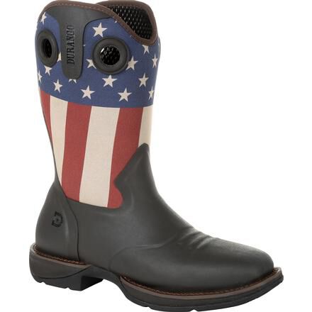 Durango american flag cheap boots mens