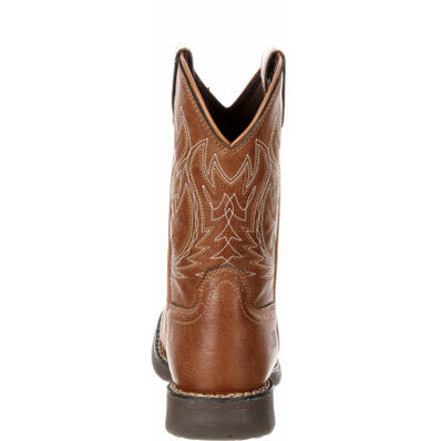 Lil' Durango® Big Kids' Rodeo Brown Western Boot, , large