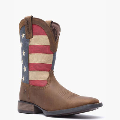 Durango® Saddlebrook™ Brown Union Flag Western Boot, , large