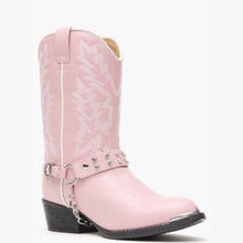 Durango® Big Kid Pink Rhinestone Western Boot