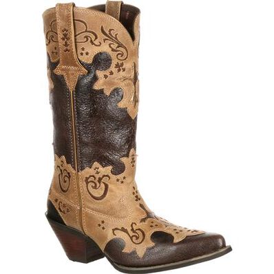 Crush™ by Durango® Women's Cross Overlay Western Boot, , large
