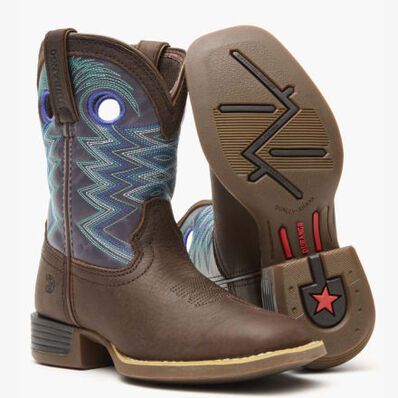 Durango Lil' Rebel Pro Little Kid's Amethyst Western Boot, , large
