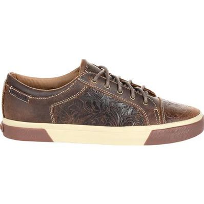Durango® Music City™ Women's Western Embossed Lace-up Sneaker, , large