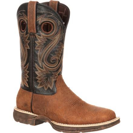 Rebel by Durango Men s Suede and Leather Western Boots