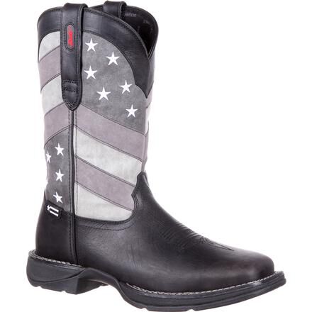 durango flag strap cowboy boot