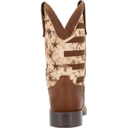 Camo boots with american flag discount