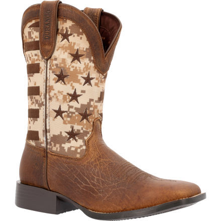 Durango Westward Saddlehorn Digi Camo Flag Western Boot DDB0397