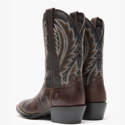 Durango® Westward™ Dark Chestnut & Black Onyx Western Boot, , large