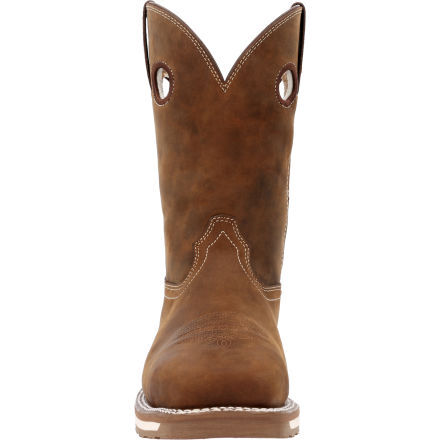 Western wedge boots sales