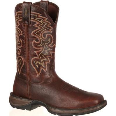 Rebel™ by Durango® Dark Brown Pull-On Western Boot, , large
