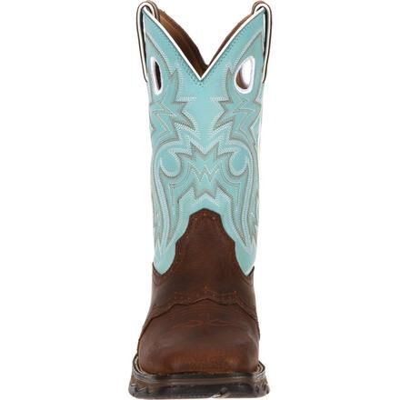 Lady Rebel™ by Durango® Women's Powder n' Lace Saddle Western Boot