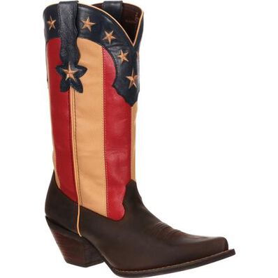 Crush™ by Durango® Women's Stars and Stripes Flag Boot, , large