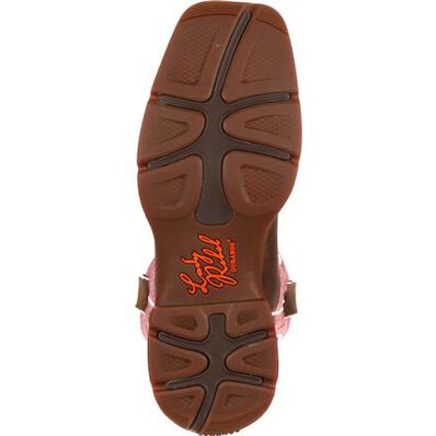Lady Rebel™ by Durango® Women's Blush n' Lace Saddle Western Boot, , large
