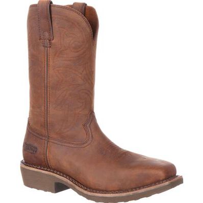 Durango® Farm 'N' Ranch™ Steel Toe Western Boot, , large