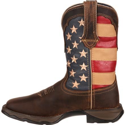 durango flag strap cowboy boot