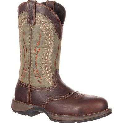 Rebel™ by Durango® Composite Toe Saddle Work Boot, #DDB0107