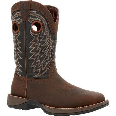 Durango® Rebel™ Bay Brown & Midnight Western Boot, , large