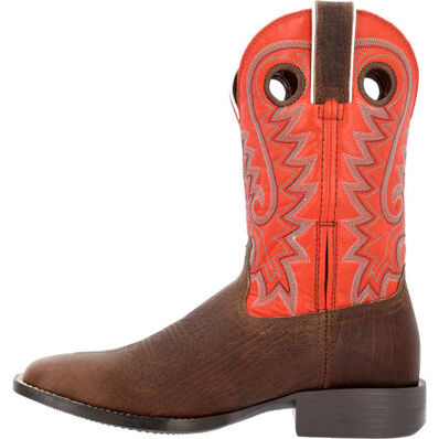 #DDB0399, Durango® Westward™ Dark Hickory and Chili Red Western Boot