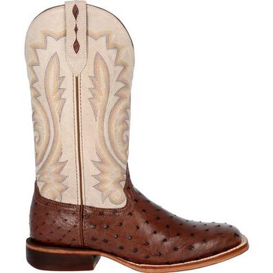 Durango® Premium Exotics™ Bone Full-Quill Ostrich Western Boot, , large