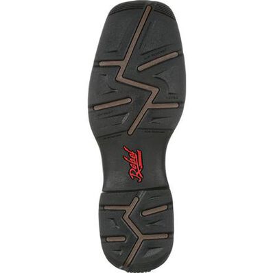 Rebel™ by Durango® Ostrich Embossed Pull-On Western Boot, , large