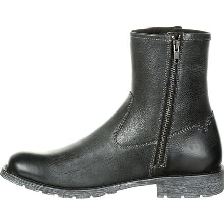 DDB0153 Durango Drifter Men s Black Side Zip Boots