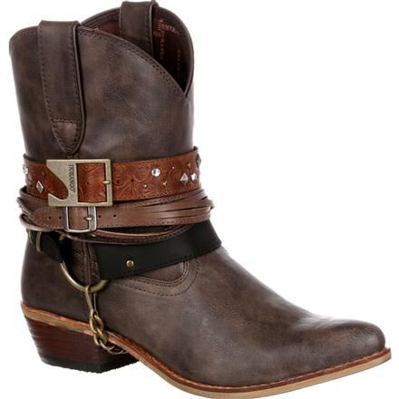 Crush by Durango Women s Brown Accessory Bootie DRD0121