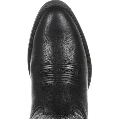 Durango® Rebel Frontier™ Black Western R-Toe Boot, , large