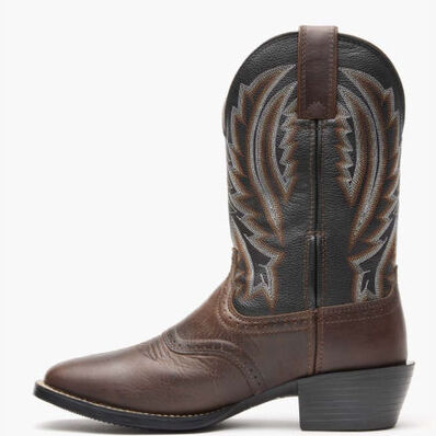 Durango® Westward™ Dark Chestnut & Black Onyx Western Boot, , large