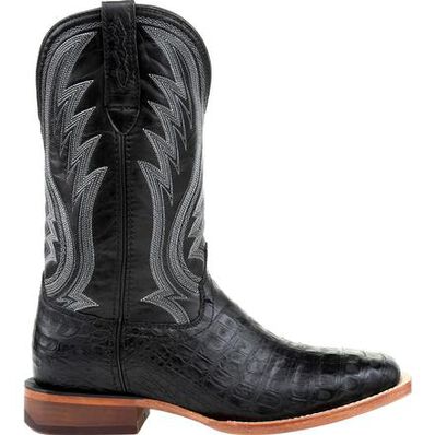 Durango® Premium Exotics™ Black Onyx Caiman Western Boot, , large